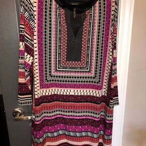 Bold patterned dress